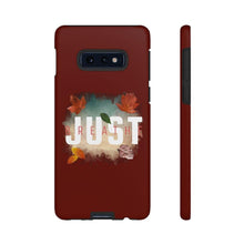 Load image into Gallery viewer, &#39;Just Breathe&#39; Durable Phone Case, Maroon - Rise Paradigm