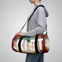 Load image into Gallery viewer, &#39;Just Breathe&#39; Duffel Bag, Maroon - Rise Paradigm