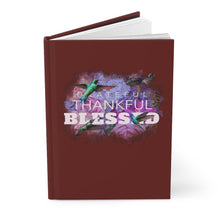 Load image into Gallery viewer, &#39;Grateful&#39; Hardcover Journal Matte, Maroon - Rise Paradigm