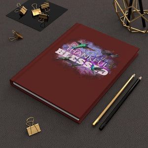 'Grateful' Hardcover Journal Matte, Maroon - Rise Paradigm