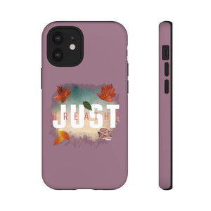 'Just Breathe' Durable Phone Case, Plum - Rise Paradigm