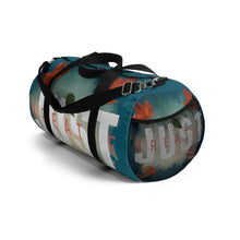 Load image into Gallery viewer, &#39;Just Breathe&#39; Duffel Bag, Sea Blue - Rise Paradigm