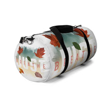 Load image into Gallery viewer, &#39;Just Breathe&#39; Duffel Bag, White - Rise Paradigm