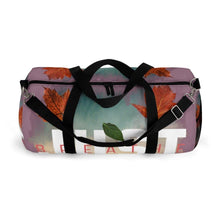 Load image into Gallery viewer, &#39;Just Breathe&#39; Duffel Bag, Plum - Rise Paradigm