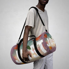 Load image into Gallery viewer, &#39;Just Breathe&#39; Duffel Bag, Plum - Rise Paradigm