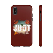 Load image into Gallery viewer, &#39;Just Breathe&#39; Durable Phone Case, Maroon - Rise Paradigm