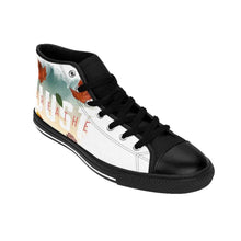 Load image into Gallery viewer, &#39;Just Breathe&#39; Women&#39;s High-top Sneakers, White - Rise Paradigm