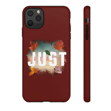 Load image into Gallery viewer, &#39;Just Breathe&#39; Durable Phone Case, Maroon - Rise Paradigm