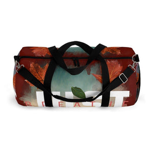 'Just Breathe' Duffel Bag, Maroon - Rise Paradigm