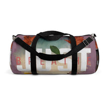 Load image into Gallery viewer, &#39;Just Breathe&#39; Duffel Bag, Plum - Rise Paradigm