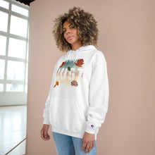 Load image into Gallery viewer, &#39;Just Breathe&#39; Unisex Champion Hoodie, White - Rise Paradigm
