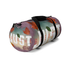 Load image into Gallery viewer, &#39;Just Breathe&#39; Duffel Bag, Plum - Rise Paradigm