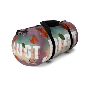 'Just Breathe' Duffel Bag, Plum - Rise Paradigm