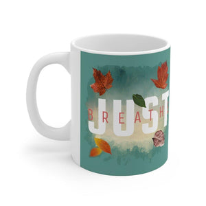 'Just Breathe' Mug, Turquoise - Rise Paradigm