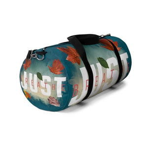 'Just Breathe' Duffel Bag, Sea Blue - Rise Paradigm