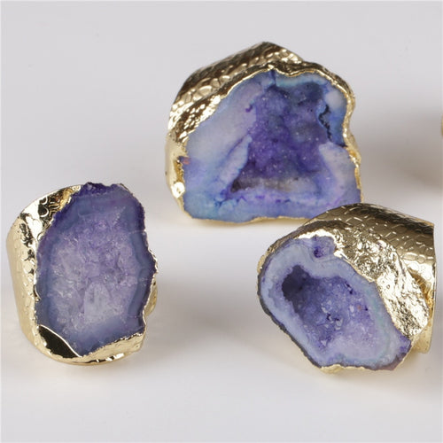 Agate Geode Ring