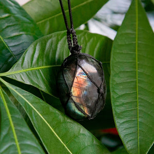 The Transformation Labradorite Crystal Pendant