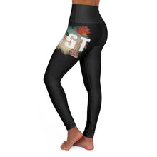 Load image into Gallery viewer, &#39;Just Breathe&#39; High Waisted Active Leggings, Black - Rise Paradigm