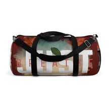 Load image into Gallery viewer, &#39;Just Breathe&#39; Duffel Bag, Maroon - Rise Paradigm