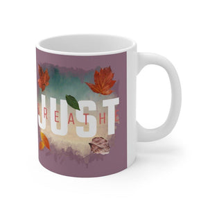 'Just Breathe' Mug, Plum - Rise Paradigm