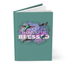Load image into Gallery viewer, &#39;Grateful&#39; Hardcover Journal Matte, Turquoise - Rise Paradigm