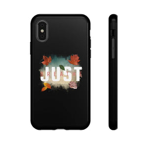 'Just Breathe' Durable Phone Case, Black - Rise Paradigm