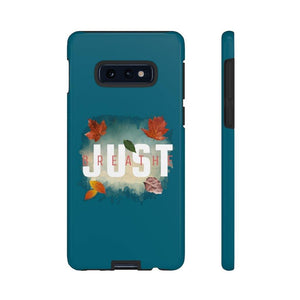 'Just Breathe' Durable Phone Case, Sea Blue - Rise Paradigm