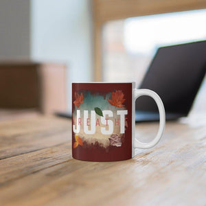 'Just Breathe' Mug, Maroon - Rise Paradigm