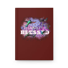 Load image into Gallery viewer, &#39;Grateful&#39; Hardcover Journal Matte, Maroon - Rise Paradigm