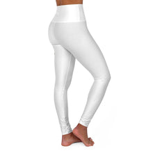 Load image into Gallery viewer, &#39;Just Breathe&#39; High Waisted Active Leggings, White - Rise Paradigm