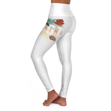 Load image into Gallery viewer, &#39;Just Breathe&#39; High Waisted Active Leggings, White - Rise Paradigm